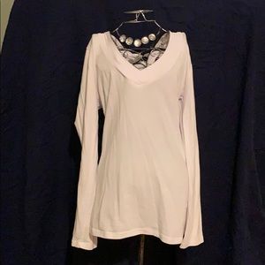 Plain white long sleeve
